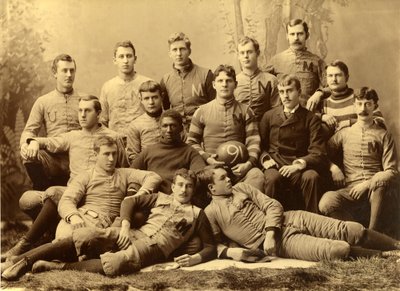 Gruppenporträt des Michigan Wolverines Football-Teams, 1890 von Unknown